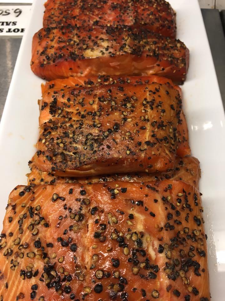 Tofino peppered Salmon